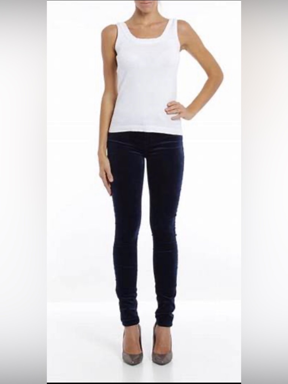 J Brand Navy Velvet super Skinny Pants -jeans size 29